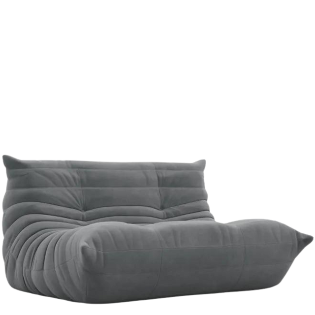 SOFA FRENCHY IN STEEL GREY