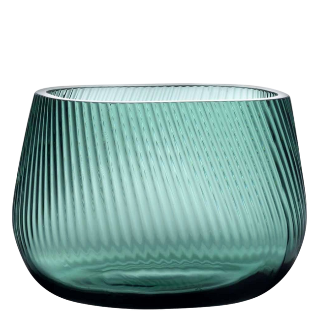 SMALL OPTI GLASS VASE IN TURQUOISE