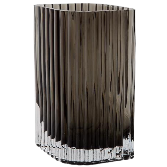 FOLIUM TALL VASE IN GREY