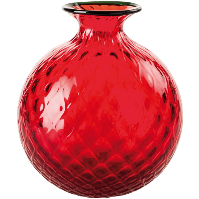 MONOFIORI BALLOTON VASE IN RED