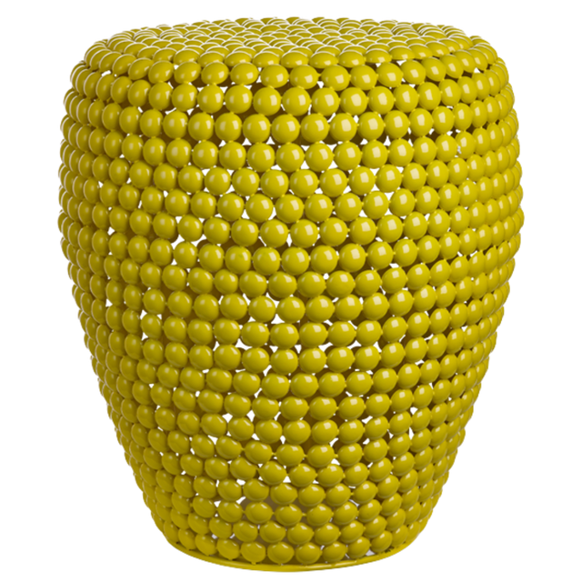 DOT STOOL IN YELLOW