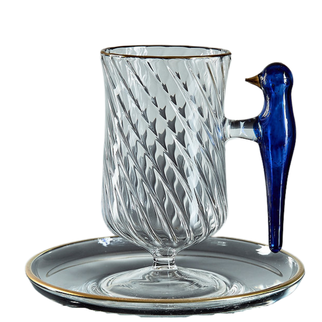ESRA YILDIRIM DESIGN STUDIO TEA CUP IN OCEAN BLUE
