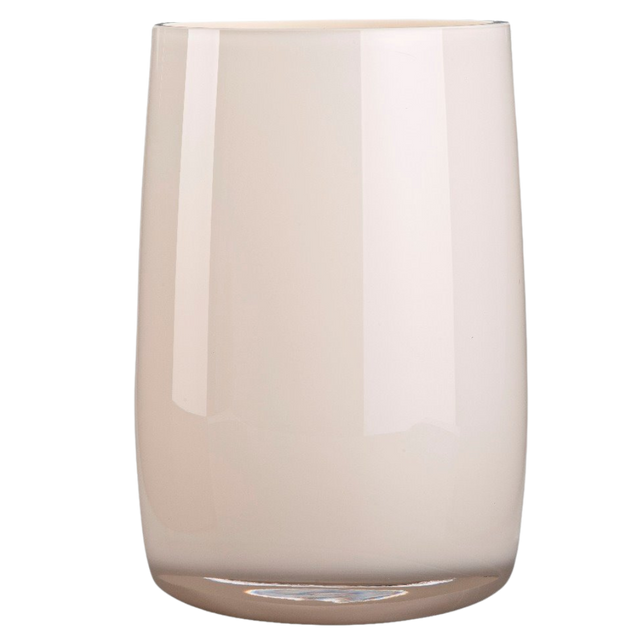 GLASS VASE IN CREAM