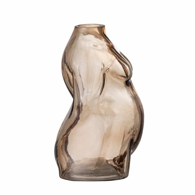 EVIE VASE IN BROWN