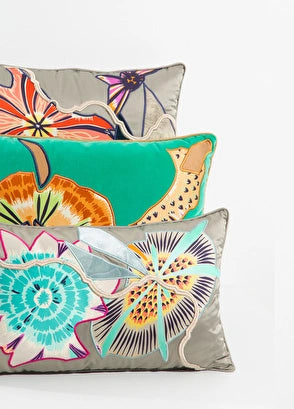 ARTICHOKE RECTANGULAR SILK CUSHION