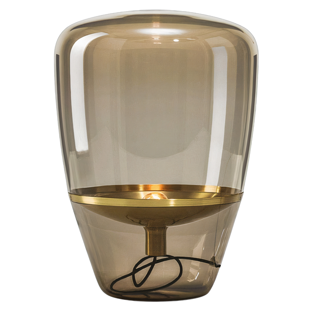 BALLOON TABLE LAMP IN AMBER
