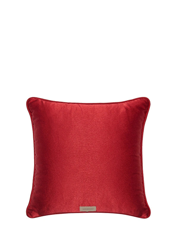 ALPAQ STUDIO. BURNING EYE SILK CUSHION